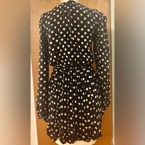 XIX PALMS Polka Dot Positano Terrace Pleated Mini Dress ~ Sz XS ~ Like New - Picture 5 of 10